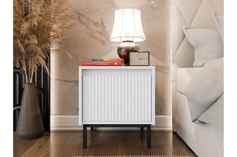 Bjurholm Sängbord 45 cm - Vit - Möbler - Sovrum - Sängbord