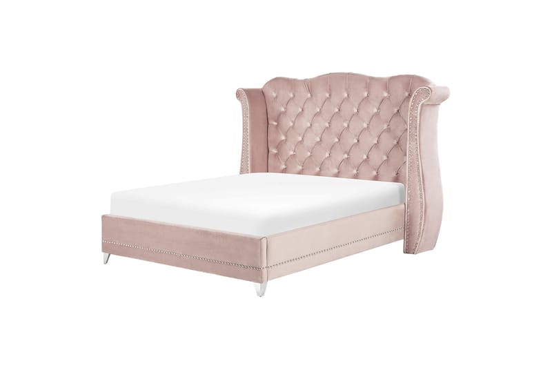 Bode Sängram 180x200 cm - Rosa - Möbler - Sovrum - Sängram & sängstomme