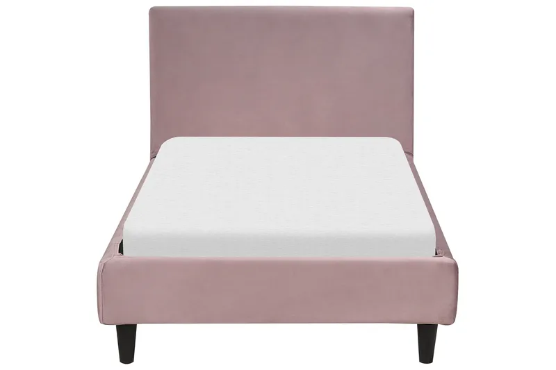 Bossom Sängram 90x200 cm - Rosa/Mörkt trä - Möbler - Sovrum - Sängram & sängstomme