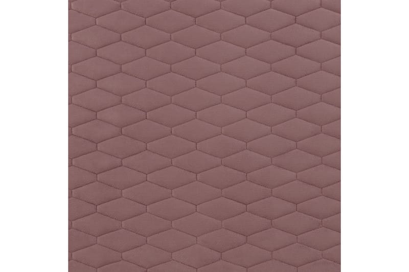 Braydon Sängram 140x200 cm - Rosa/Mörkt trä - Möbler - Sovrum - Sängram & sängstomme