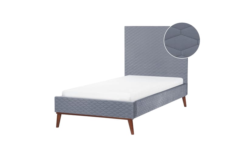 Braydon Sängram 90x200 cm - Grå/Mörkt trä - Möbler - Sovrum - Sängram & sängstomme