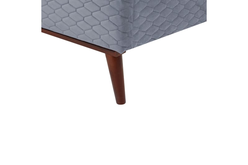 Braydon Sängram 90x200 cm - Grå/Mörkt trä - Möbler - Sovrum - Sängram & sängstomme