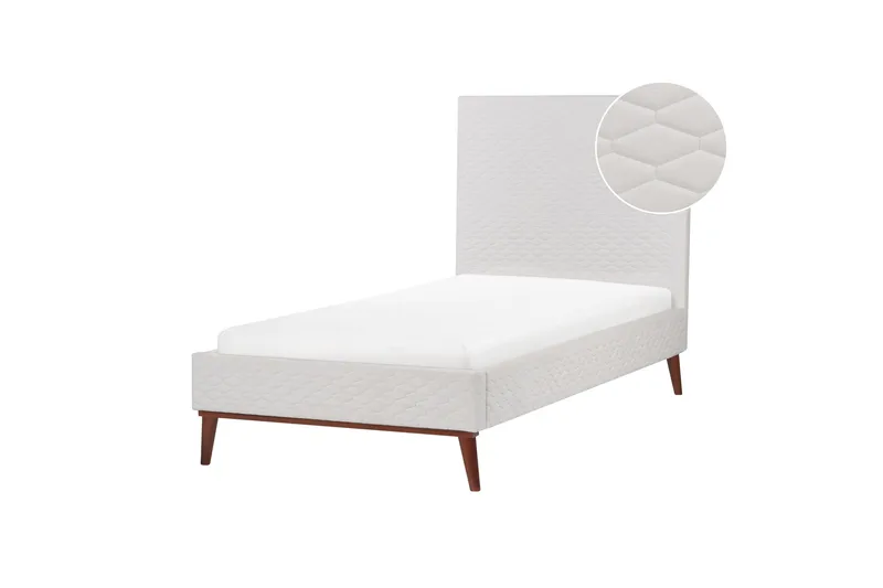 Braydon Sängram 90x200 cm - Vit/Mörkt trä - Möbler - Sovrum - Sängram & sängstomme