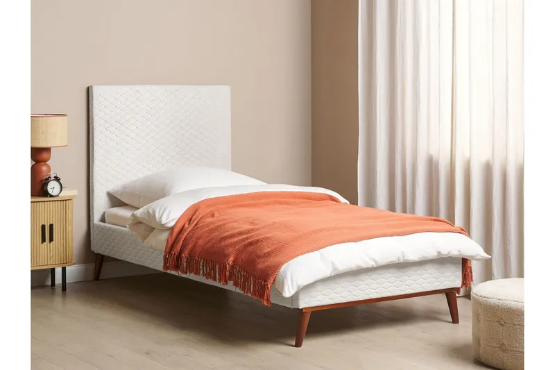 Braydon Sängram 90x200 cm - Vit/Mörkt trä - Möbler - Sovrum - Sängram & sängstomme