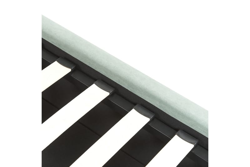 Braylon Sängram med Förvaring 180x200 cm i Sammet med Sänggavel - Grön - Möbler - Sovrum - Sängram & sängstomme