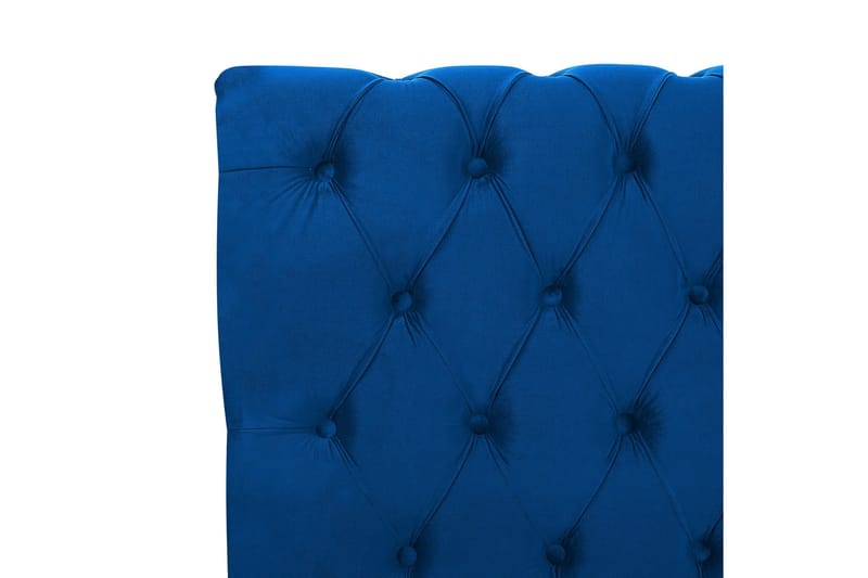 Bronson Sängram 180x200 cm - Blå/Mörkt trä - Möbler - Sovrum - Sängar - Dubbelsängar