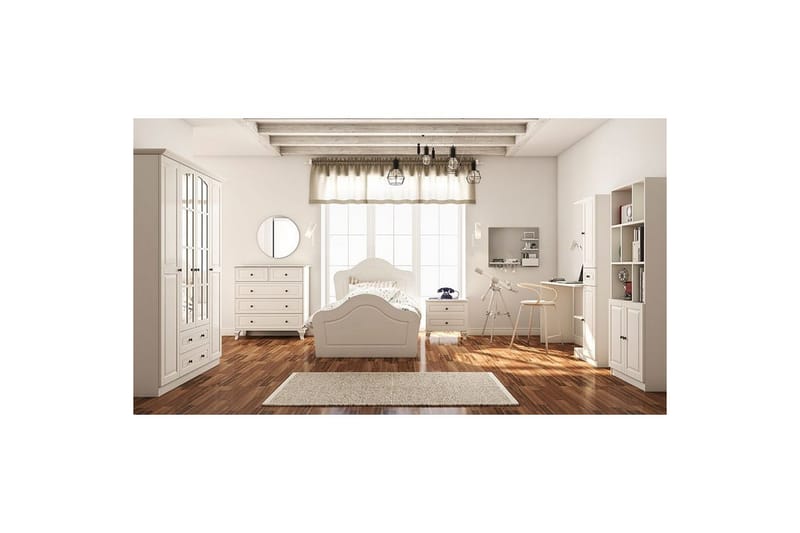 Brynor Sängram 70x180 cm - Matt Vit - Möbler - Sovrum - Sängram & sängstomme