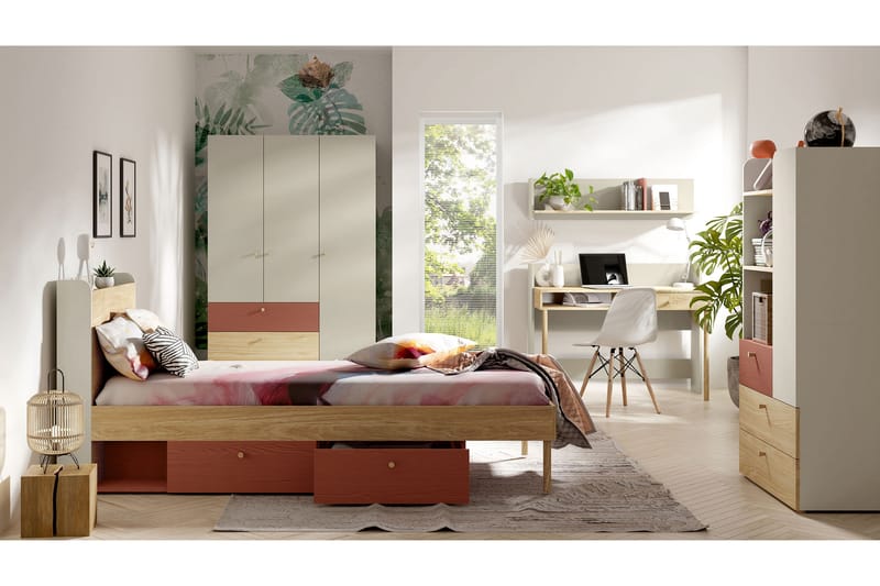 Buhan Möbelset För Sovrum - Beige/Brun - Möbler - Sovrum - Möbelset för sovrum