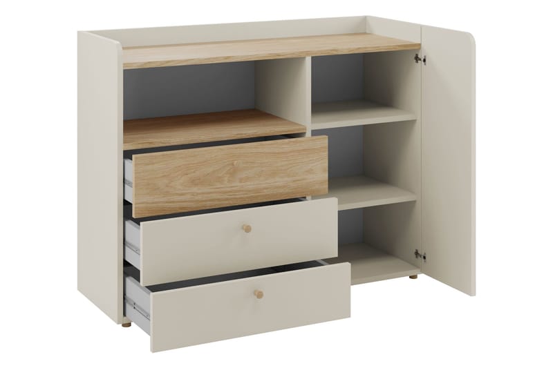 Buhan Möbelset För Sovrum - Beige/Brun - Möbler - Sovrum - Möbelset för sovrum