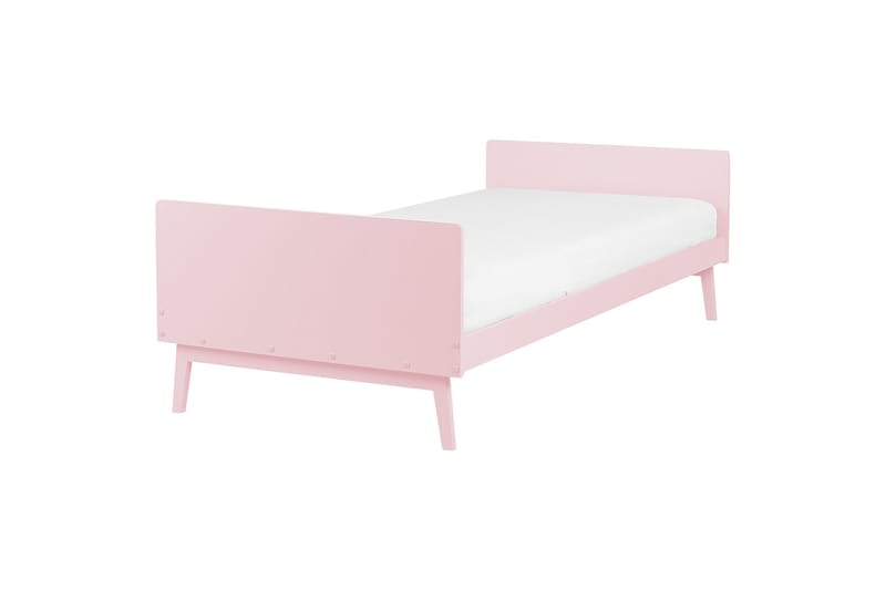 Burt Sängram 90x200 cm i Målat Trä - Rosa - Möbler - Sovrum - Sängram & sängstomme