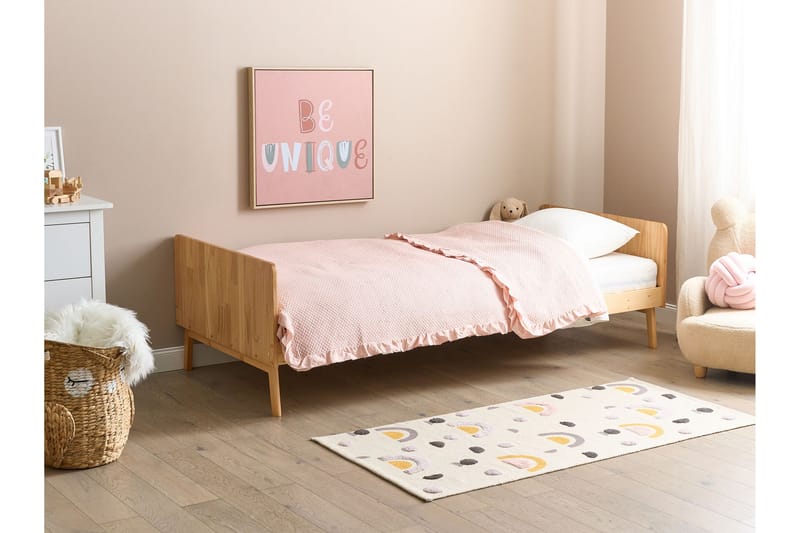 Burt Sängram 90x200 cm - Ljust trä - Möbler - Sovrum - Sängram & sängstomme