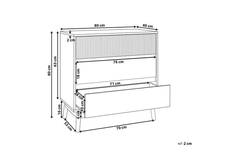 Byrå Wales - Förvaring - Förvaringsmöbler - Byrå