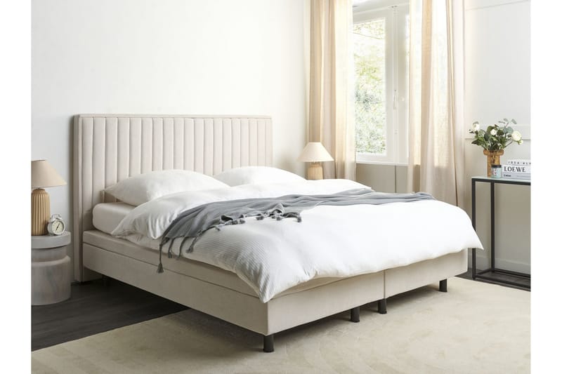Carleigh Sängram 180x200 cm - Beige - Möbler - Sovrum - Sängar - Komplett Sängpaket