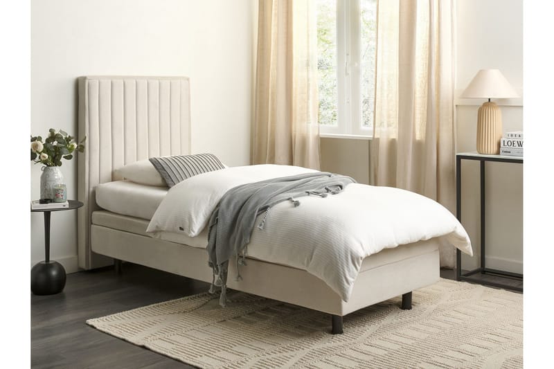 Carleigh Sängram 80x200 cm - Beige - Möbler - Sovrum - Sängar - Komplett Sängpaket