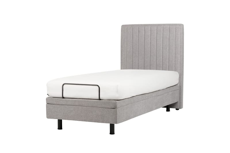 Carleigh Sängram 90x200 cm - Grå - Möbler - Sovrum - Sängar - Ställbara sängar