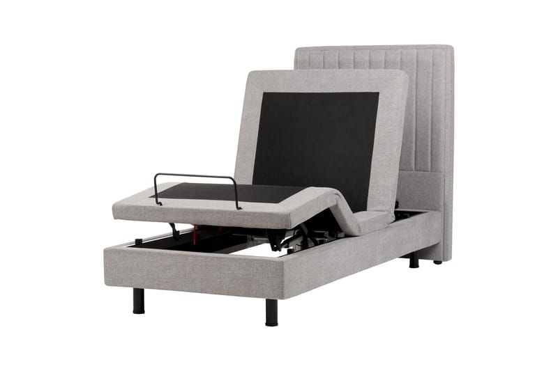 Carleigh Sängram 90x200 cm - Grå - Möbler - Sovrum - Sängar - Ställbara sängar