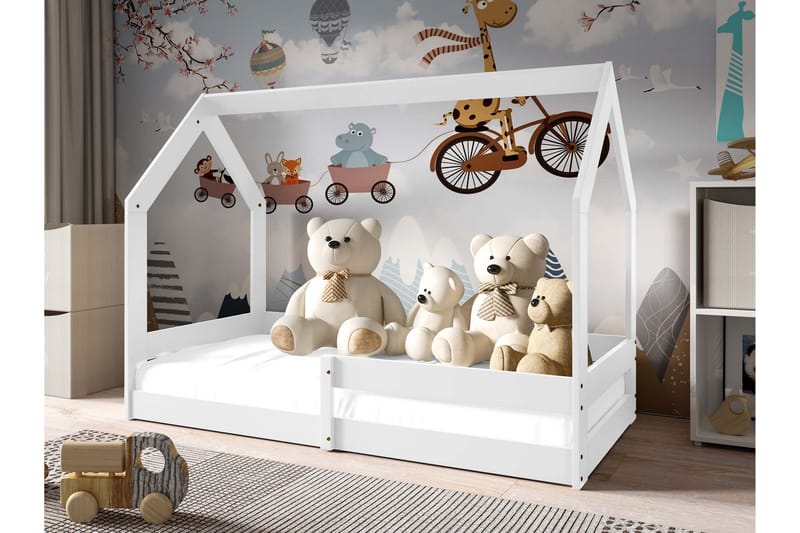 Cenon Sängram 80x160 cm - Vit - Möbler - Sovrum - Sängram & sängstomme