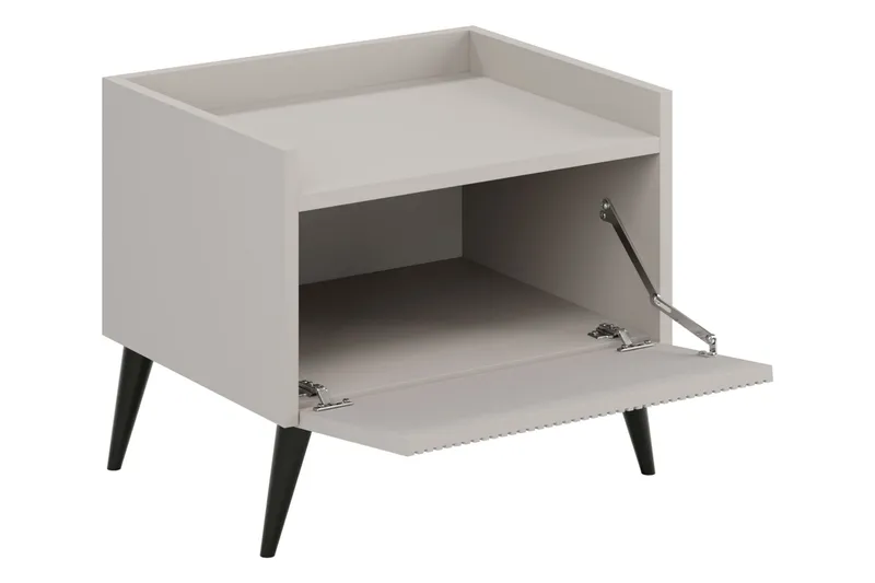 Chiku Sängbord 52 cm - Beige - Möbler - Sovrum - Sängbord