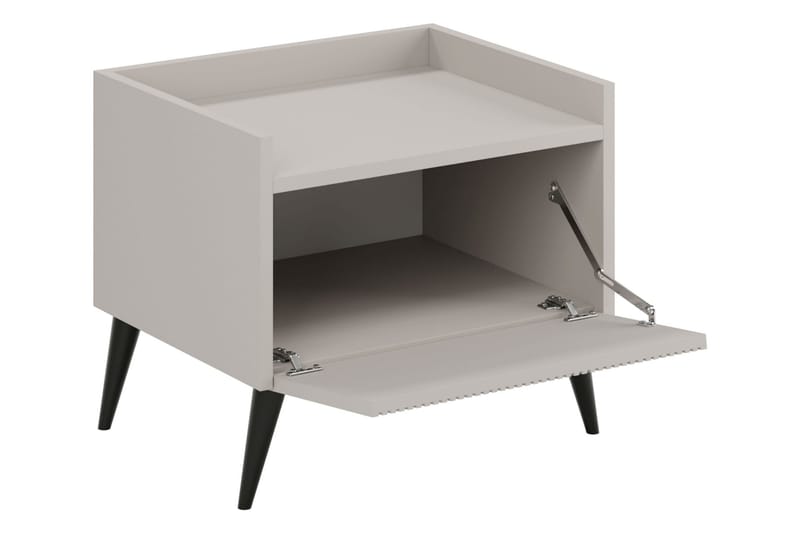 Chiku Sängbord 52 cm - Beige - Möbler - Sovrum - Sängbord