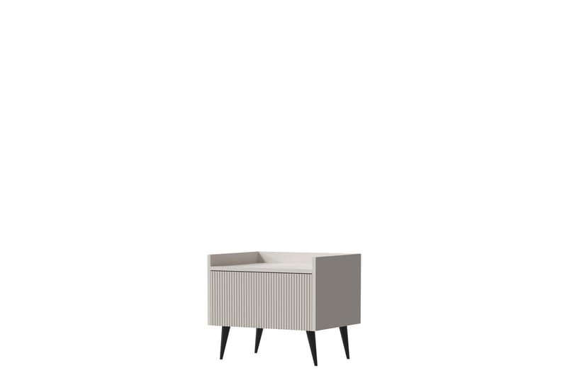 Chiku Sängbord 52 cm - Beige - Möbler - Sovrum - Sängbord