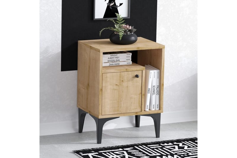 Cliffmarch Sängbord 40 cm - Svart/Mörkfärgat trä - Möbler - Sovrum - Sängbord
