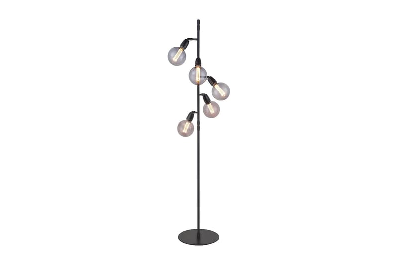 Compass Golvlampa, Sort - Golvlampor & golvbelysning - Sovrumslampa