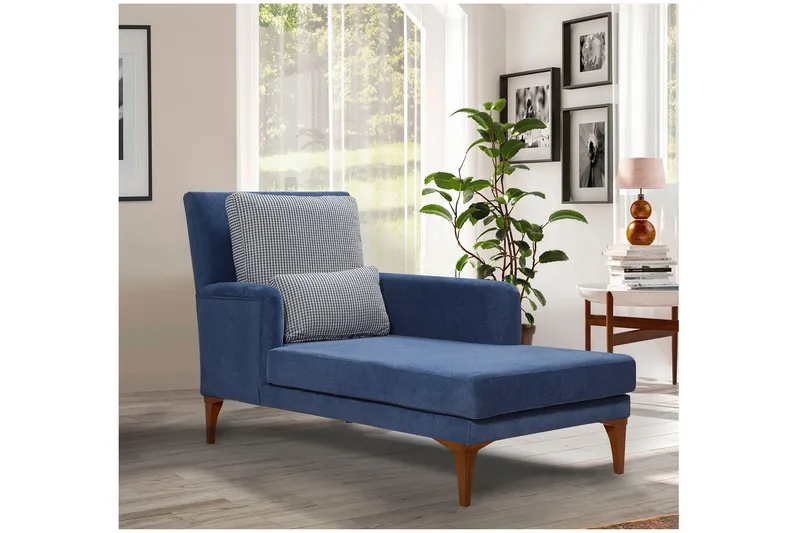 Biforco Dagbädd med Rygg - Blå/Natur - Möbler - Sovrum - Dagbäddar