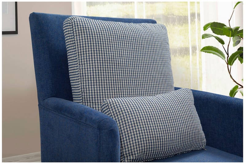 Biforco Dagbädd med Rygg - Blå/Natur - Möbler - Sovrum - Dagbäddar