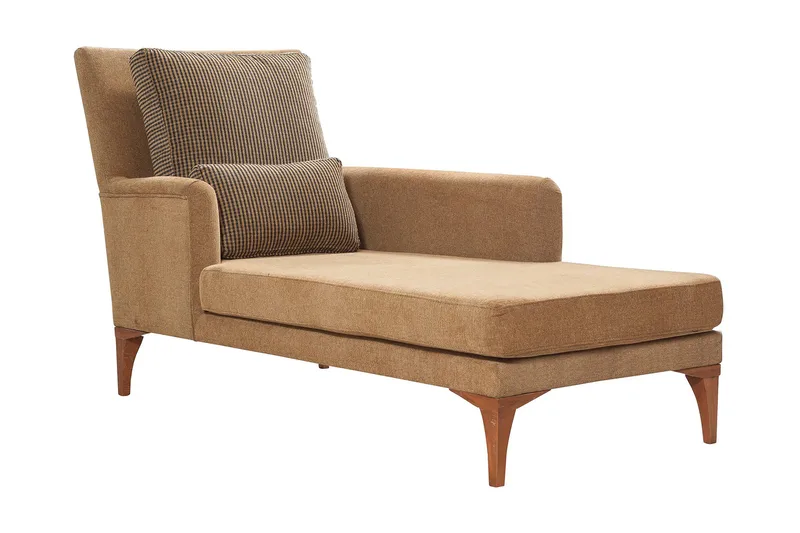 Biforco Dagbädd med Rygg, Gul/Natur