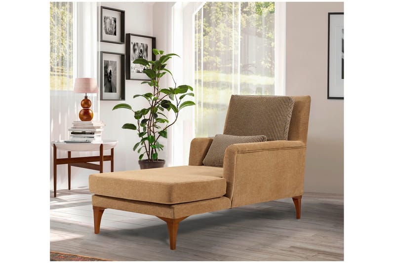 Biforco Dagbädd med Rygg - Gul/Natur - Möbler - Sovrum - Dagbäddar