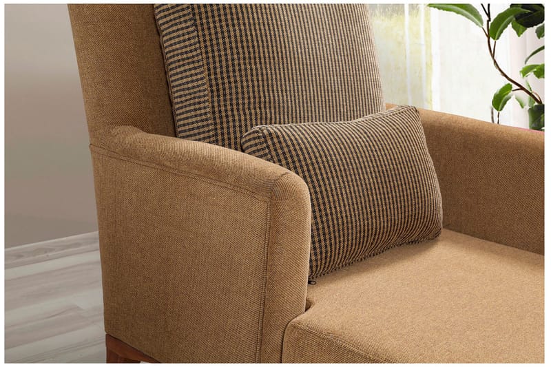 Biforco Dagbädd med Rygg - Gul/Natur - Möbler - Sovrum - Dagbäddar