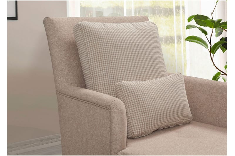 Biforco Dagbädd med Rygg - Krämvit/Natur - Möbler - Sovrum - Dagbäddar