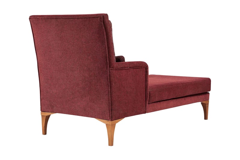 Biforco Dagbädd med Rygg - Röd/Natur - Möbler - Sovrum - Dagbäddar