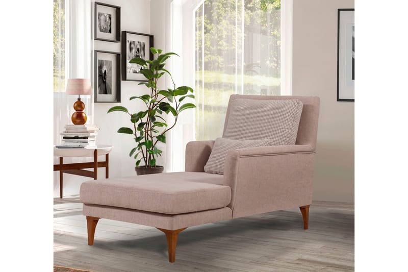 Biforco Dagbädd med Rygg - Rosa/Natur - Möbler - Sovrum - Dagbäddar