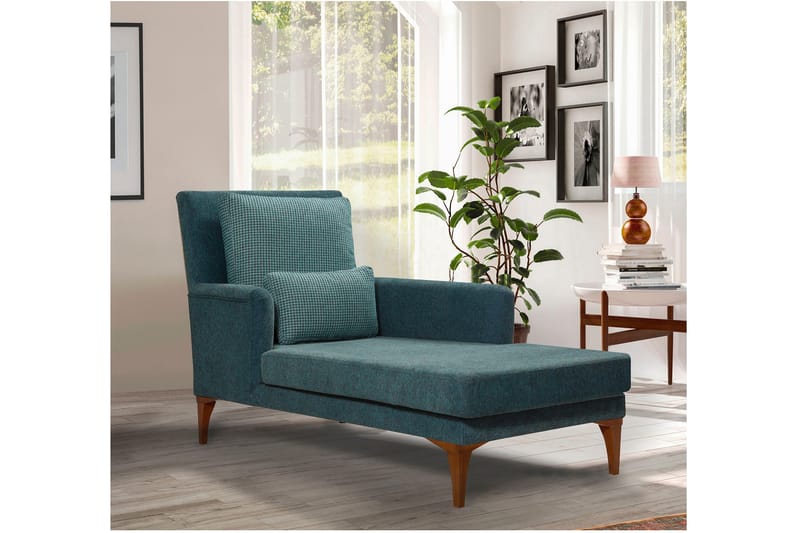 Biforco Dagbädd med Rygg - Turkos/Natur - Möbler - Sovrum - Dagbäddar