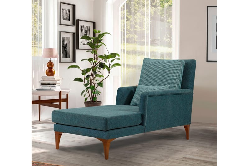 Biforco Dagbädd med Rygg - Turkos/Natur - Möbler - Sovrum - Dagbäddar