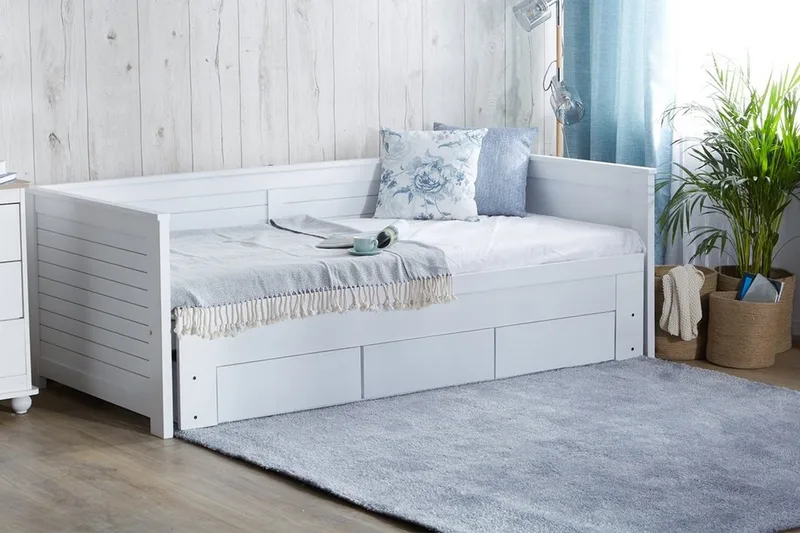 Cahors Dagbädd 90|200 cm - Vit - Möbler - Sovrum - Dagbäddar