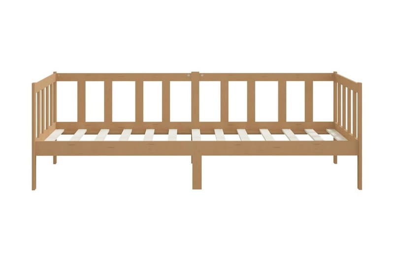 Dagbädd honungsbrun massiv furu 90x200 cm - Honungsbrun - Möbler - Sovrum - Dagbäddar