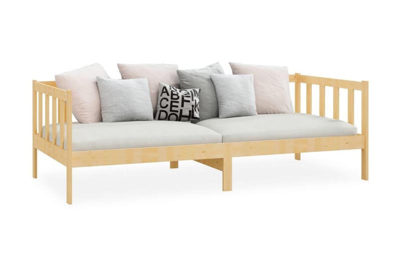 Dagbädd massiv furu 90x200 cm - Brun - Möbler - Sovrum - Dagbäddar