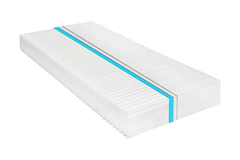 Dagbädd med madrass 90x200 cm massiv furu - Vit - Möbler - Sovrum - Dagbäddar