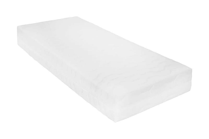 Dagbädd med madrass 90x200 cm vit massiv furu - Vit - Möbler - Sovrum - Dagbäddar