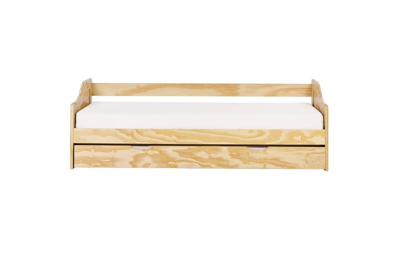 Dagbädd Luneray med lamellram Ljus Trä - Ljus Trä - Möbler - Sovrum - Sängar - Gästsäng & extrasäng - Utdragssäng