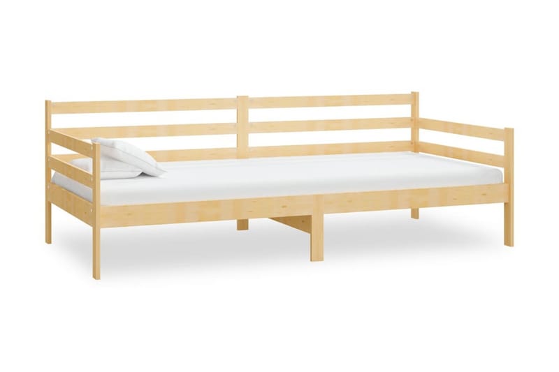Dagbädd massiv furu 90x200 cm - Brun - Möbler - Sovrum - Dagbäddar