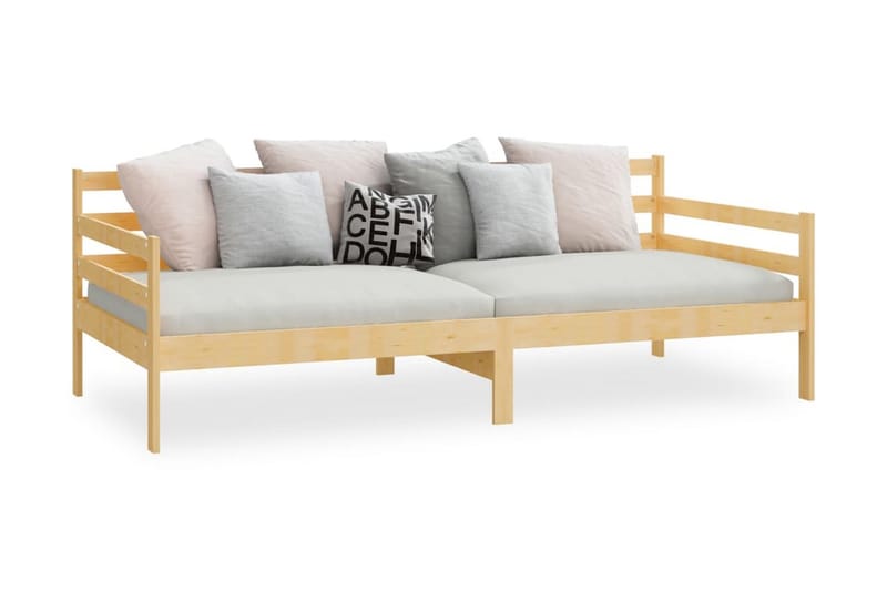 Dagbädd massiv furu 90x200 cm - Brun - Möbler - Sovrum - Dagbäddar