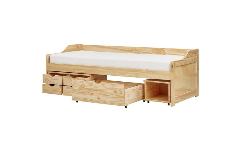 Dagbädd Royville med förvaring Ljus Trä - Ljus Trä - Möbler - Sovrum - Dagbäddar