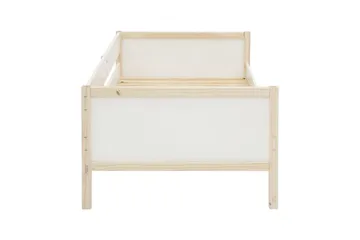 Dagbäddar utan rygg Loft24 Sängsoffa Square Line Vit,Natur - Möbler - Sovrum - Sängar - Gästsäng & extrasäng - Utdragssäng