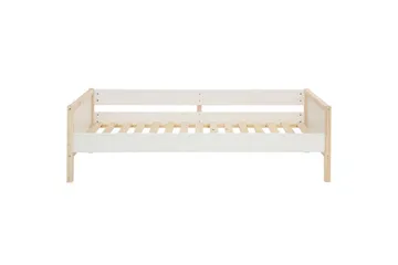 Dagbäddar utan rygg Loft24 Sängsoffa Square Line Vit,Natur - Möbler - Sovrum - Sängar - Gästsäng & extrasäng - Utdragssäng