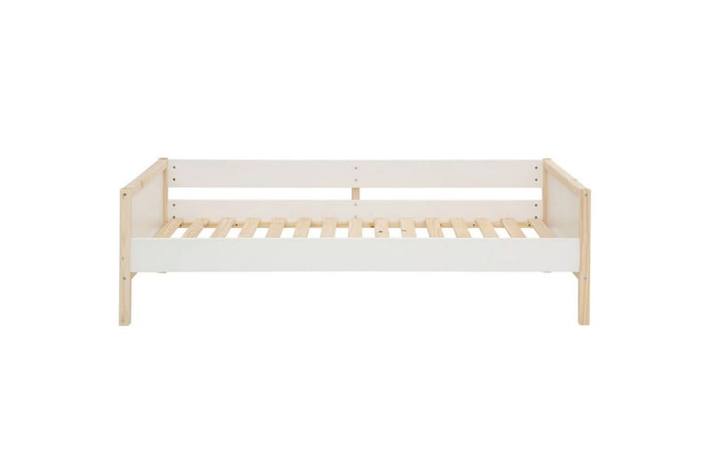 Dagbäddar utan rygg Loft24 Sängsoffa Square Line Vit,Natur - Möbler - Sovrum - Dagbäddar