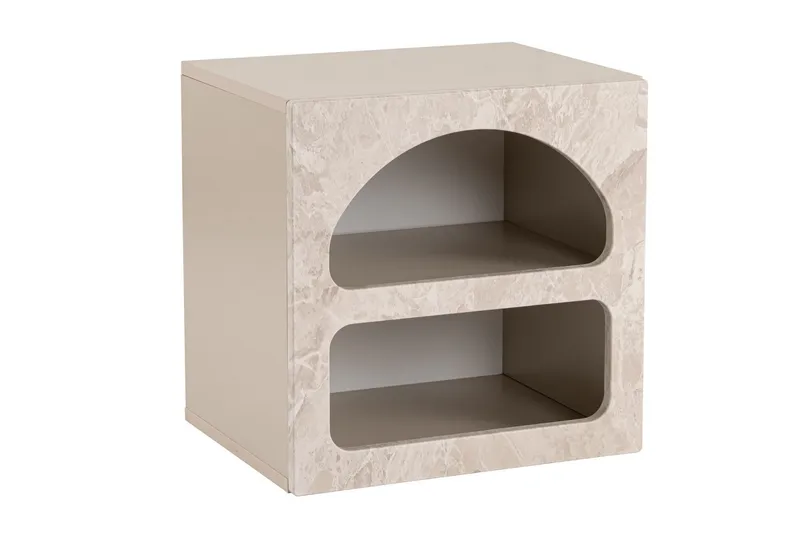 Dalim Sängbord 50 cm, Travertine/Sandsten