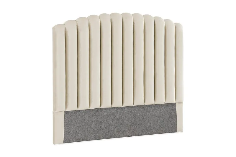 Davia Sänggavel Sammet 140 cm - Beige / Ljus - Möbler - Sovrum - Sänggavlar